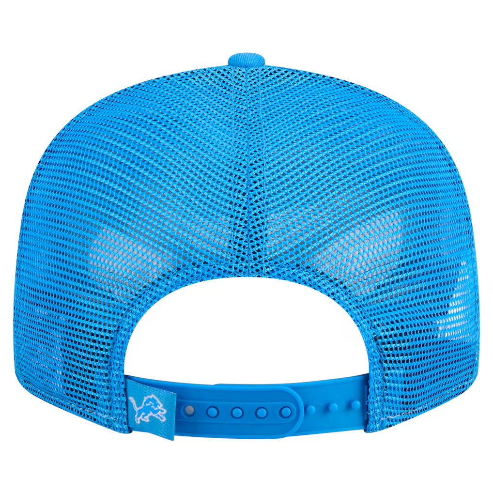 DETROIT LIONS OUTDOOR SPLIT PANEL TRUCKER 9FIFTY SNAPBACK HAT
