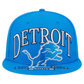 DETROIT LIONS OVERSIZED 59FIFTY FITTED HAT - POWDER BLUE