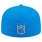DETROIT LIONS OVERSIZED 59FIFTY FITTED HAT - POWDER BLUE