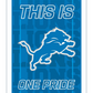 DETROIT LIONS RECTANGLE NEOLITE LED WALL DECOR