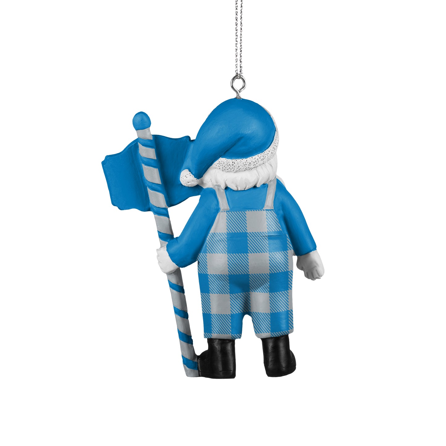 DETROIT LIONS SANTA OVERALLS ORNAMENT
