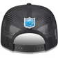 DETROIT LIONS TEAM COLLECTION 9SEVENTY STRETCH SNAP ADJUSTABLE HAT - BLACK
