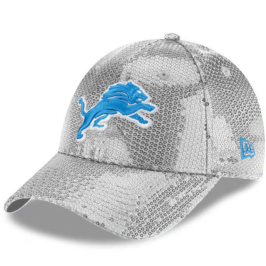 DETROIT LIONS WOMEN'S SEQUIN 9FORTY ADJUSTABLE HAT