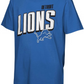 DETROIT LIONS YOUTH THE MIX COMBO 3 IN 1 T-SHIRT - POWDER BLUE/WHITE