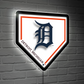 DETROIT TIGERS HOMEPLATE EDGELITE LED WALL DECOR