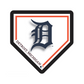 DETROIT TIGERS HOMEPLATE EDGELITE LED WALL DECOR