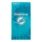 MIAMI DOLPHINS 30" X 60" PSYCHEDELIC BEACH TOWEL