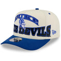 DUKE BLUE DEVILS MARCH MADNESS 9FIFTY A-FRAME SNAPBACK HAT - CHROME WHITE/BLUE