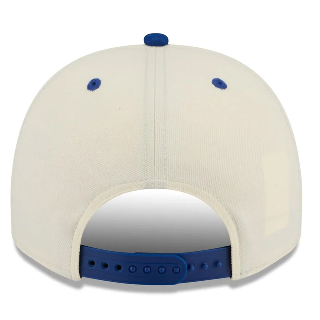 DUKE BLUE DEVILS MARCH MADNESS 9FIFTY A-FRAME SNAPBACK HAT - CHROME WHITE/BLUE