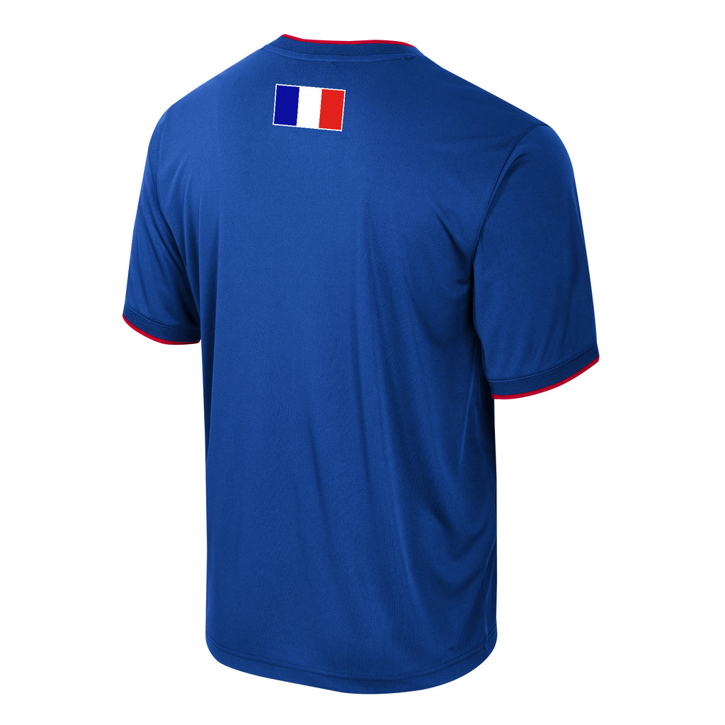 FRANCE MEN'S COLOSSEUM SOCCER JERSEY - BLUE