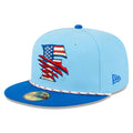 FRESNO GRIZZLIES 2025 MILB 4TH OF JULY 59FIFTY FITTED HAT