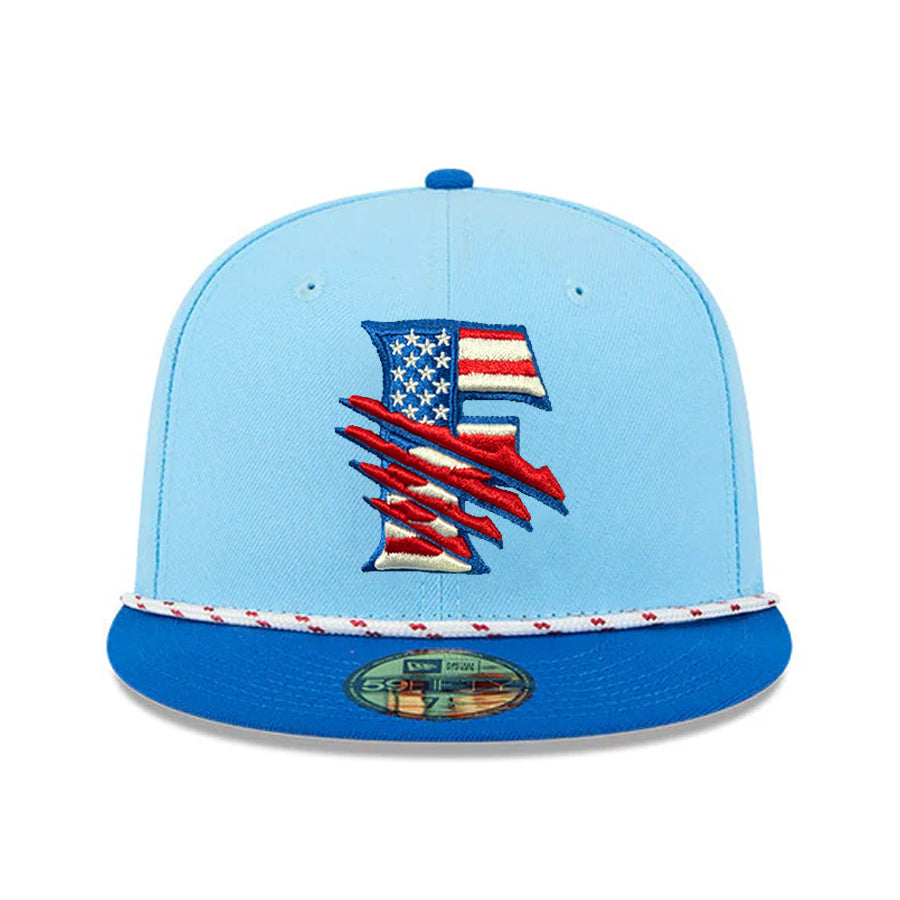 FRESNO GRIZZLIES 2025 MILB 4TH OF JULY 59FIFTY FITTED HAT