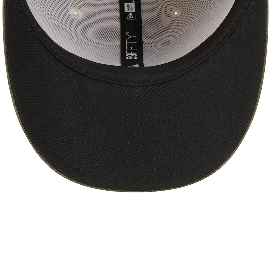 FRESNO GRIZZLIES 2025 MILB ARMED FORCES 59FIFTY FITTED HAT - STONE/OLIVE
