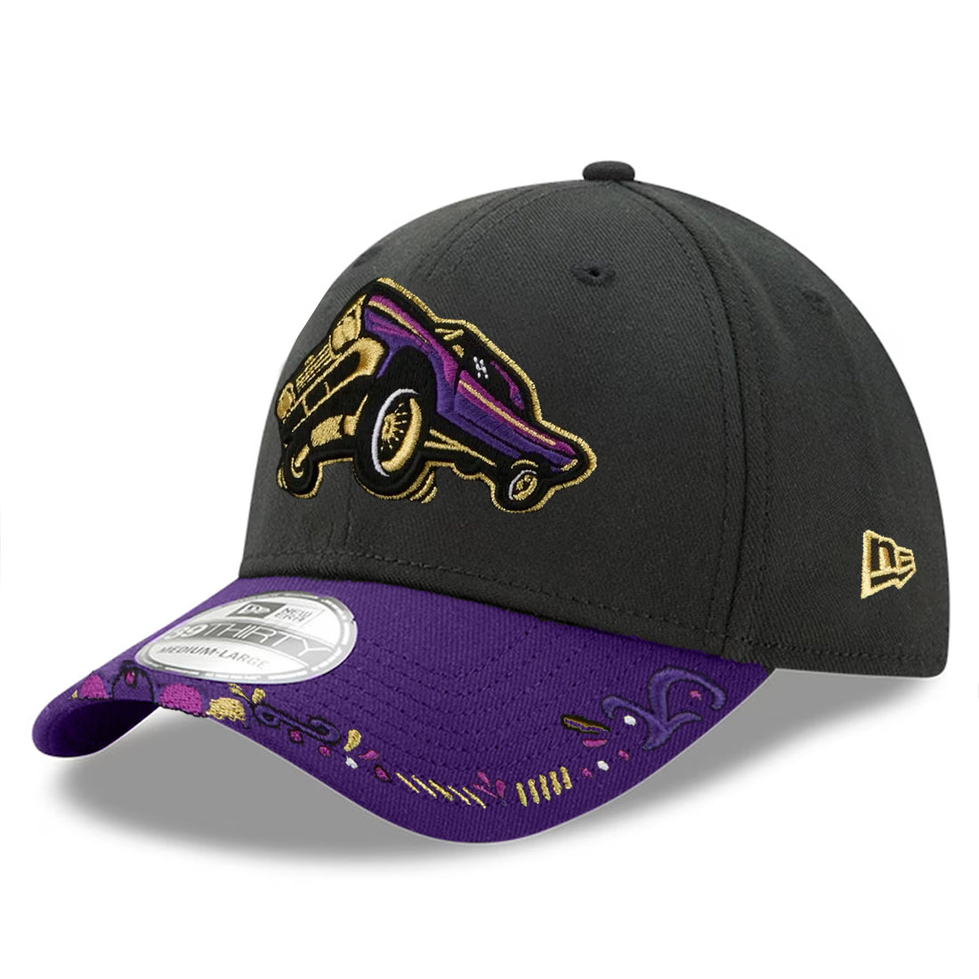 FRESNO GRIZZLIES 2026 COPA DE LA DIVERSION 39THIRTY M-CROWN FLEX FIT HAT - BLACK