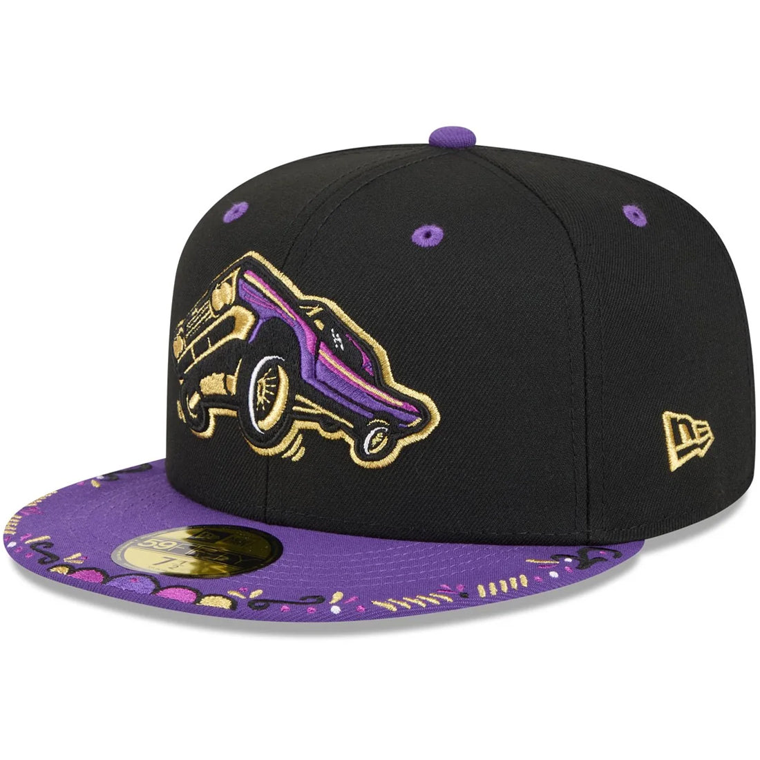FRESNO GRIZZLIES 2026 COPA DE LA DIVERSION 59FIFTY FITTED HAT - BLACK/PURPLE