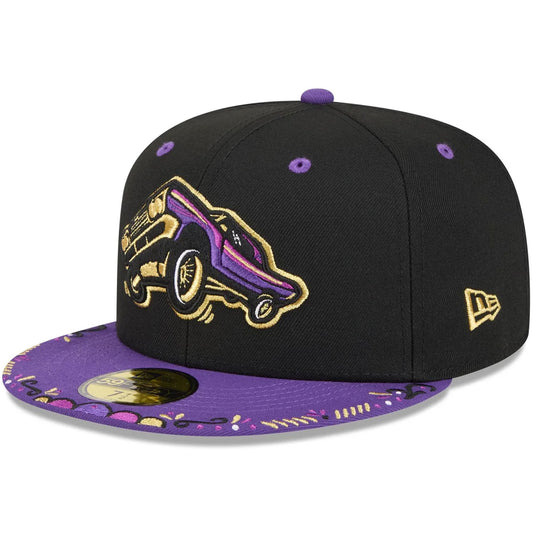 FRESNO GRIZZLIES 2026 COPA DE LA DIVERSION 59FIFTY FITTED HAT - BLACK/PURPLE
