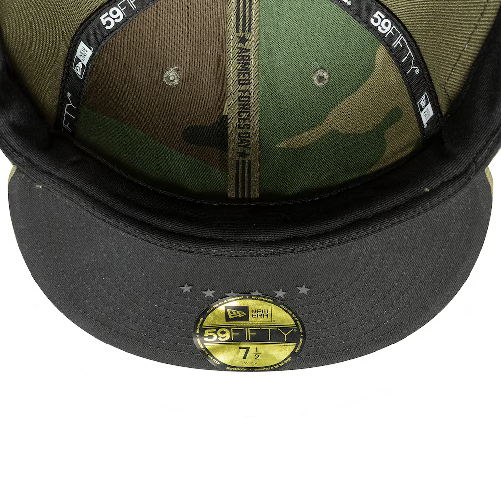 FRESNO GRIZZLIES 2026 MLB ARMED FORCES 59FIFTY FITTED HAT - OLIVE