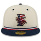 FRESNO GRIZZLIES 2026 MLB USA 250 4TH OF JULY 59FIFTY FITTED HAT - CHROME WHITE/NAVY