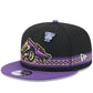 FRESNO GRIZZLIES 'LOWRIDERS' COPA DE LA DIVERSION 9FIFTY SNAPBACK HAT - BLACK/PURPLE