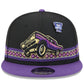FRESNO GRIZZLIES 'LOWRIDERS' COPA DE LA DIVERSION 9FIFTY SNAPBACK HAT - BLACK/PURPLE