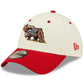 FRESNO GRIZZLIES ONFIELD 39THIRTY FLEX FIT HAT - CHROME WHITE/RED