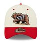 FRESNO GRIZZLIES ONFIELD 39THIRTY FLEX FIT HAT - CHROME WHITE/RED