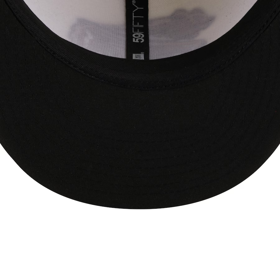 FRESNO GRIZZLIES YOUTH ONFIELD ALTERNATE 59FIFTY FITTED HAT - CHROME WHITE/RED