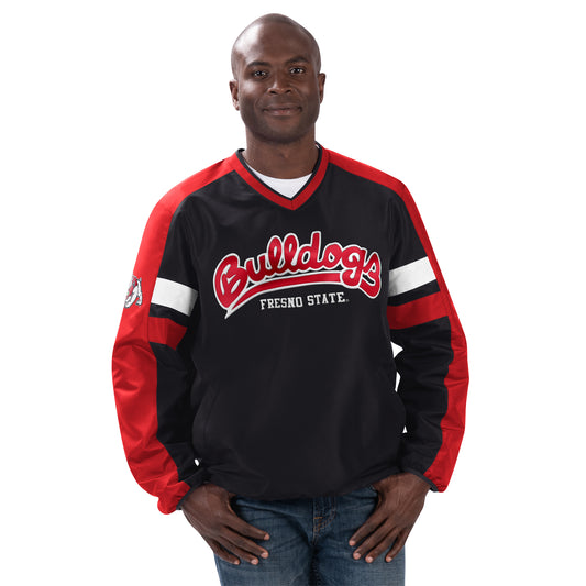 FRESNO STATE BULLDOG'S MEN'S DRAFT PICK PULLOVER JACKET