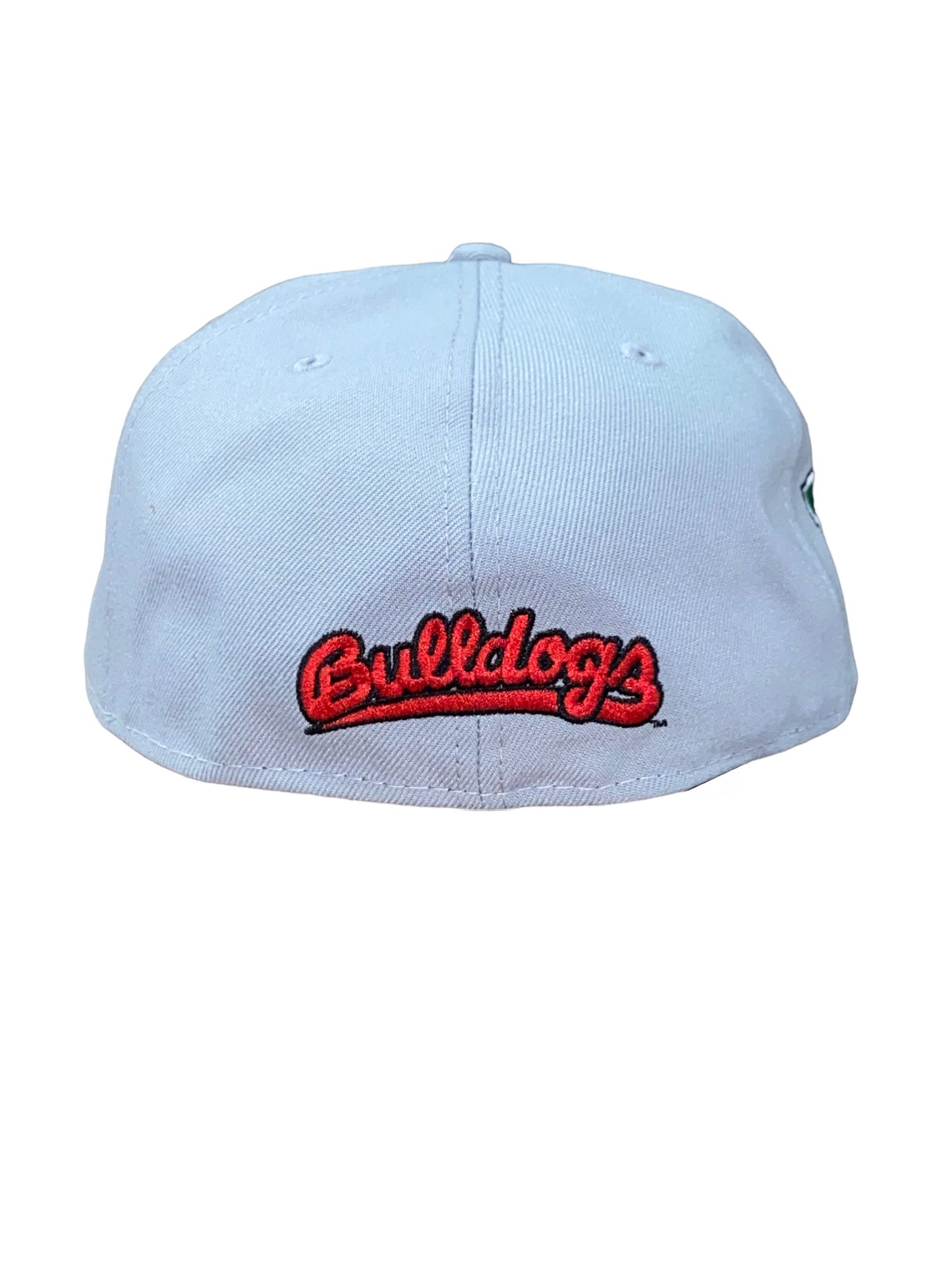 FRESNO STATE BULLDOGS 2-TONE BASIC LOGO 59FIFTY FITTED HAT - GRAY/SCARLET