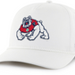 FRESNO STATE BULLDOGS '47 BRAND WHITE ROPE HITCH HAT