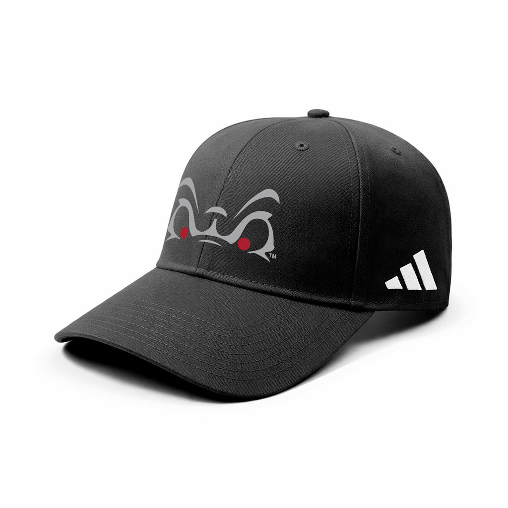 FRESNO STATE BULLDOGS ADIDAS 2026 BLACKOUT GAME ADJUSTABLE STRAP BACK HAT - BLACK