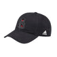 FRESNO STATE BULLDOGS ADIDAS BLACKOUT GAME ADJUSTABLE STRAP BACK HAT - BLACK