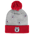 FRESNO STATE BULLDOGS BACK IN BUSINESS CUFFED KNIT WITH POM