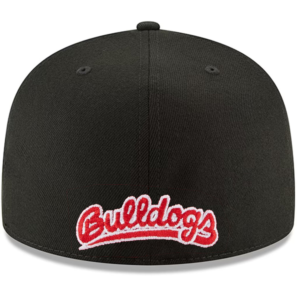 FRESNO STATE BULLDOGS BASIC LOGO 59FIFTY FITTED HAT- BLACK