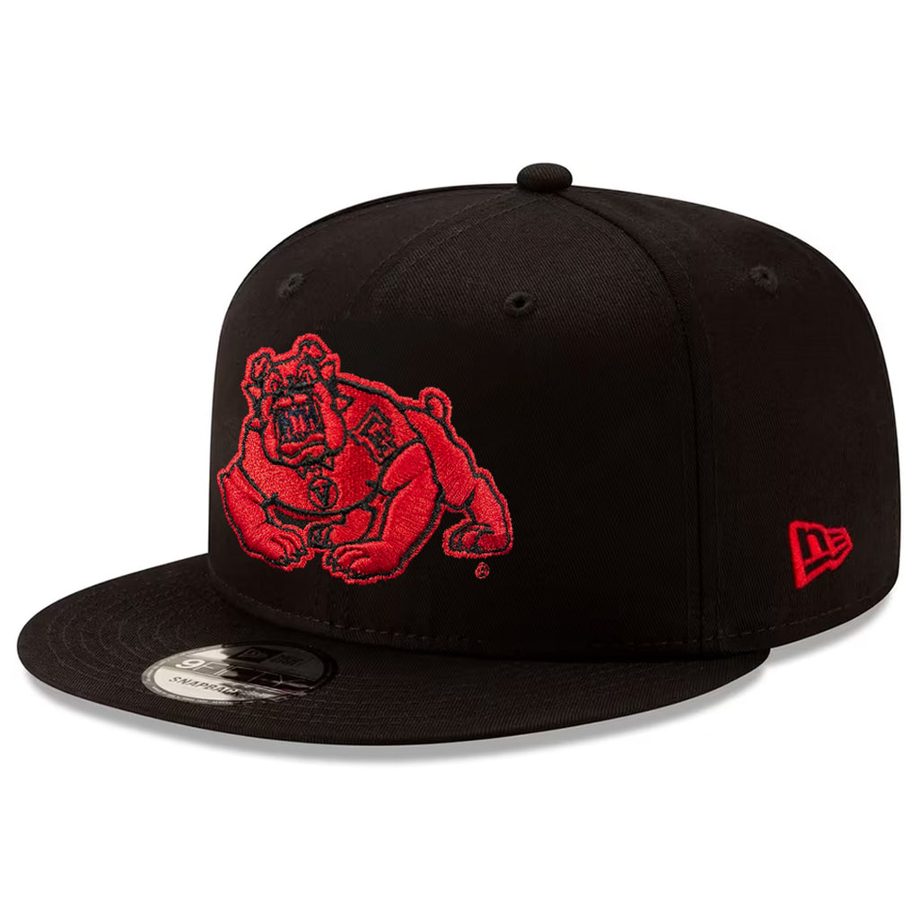 FRESNO STATE BULLDOGS COLOR POP 9FIFTY SNAPBACK HAT- BLACK