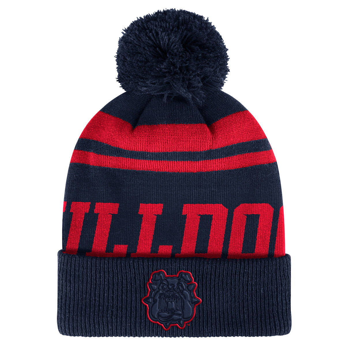 FRESNO STATE BULLDOGS DANCE MARATHON CUFFED KNIT WITH POM