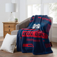 FRESNO STATE BULLDOGS DIGITIZE 60"X80" ROYAL PLUSH RASCHEL BLANKET