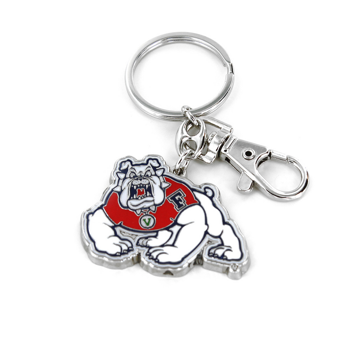 FRESNO STATE BULLDOGS HEAVYWEIGHT KEYCHAIN