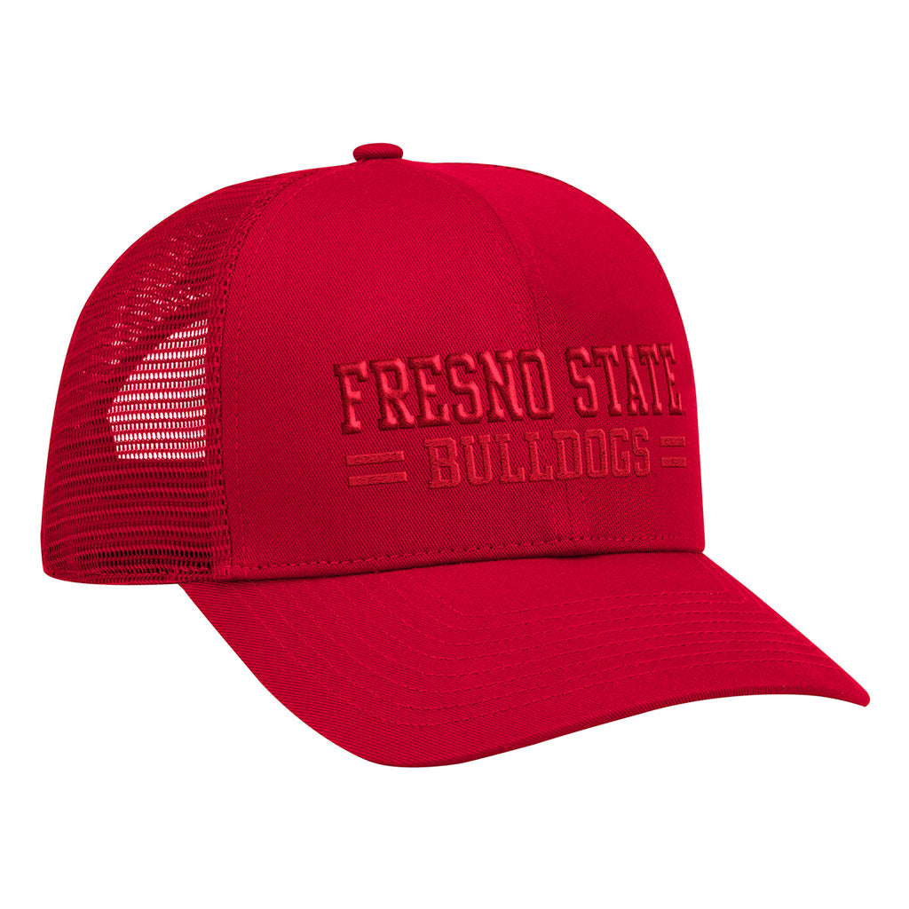 FRESNO STATE BULLDOGS MEMBER SNAPBACK HAT - RED