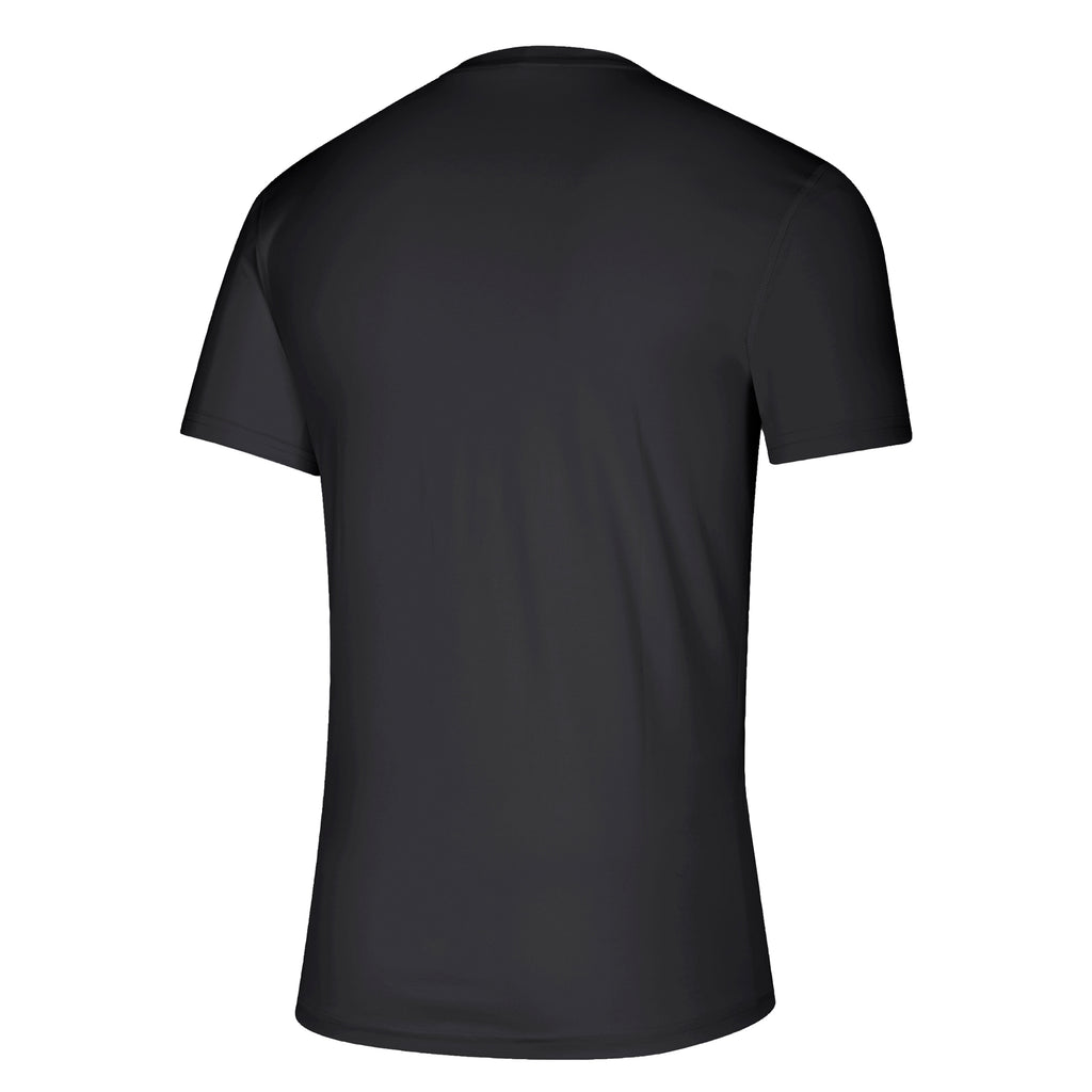 FRESNO STATE BULLDOGS MEN'S ADIDAS 2026 BLACK OUT GAME PREGAME T-SHIRT - BLACK