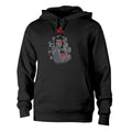 FRESNO STATE BULLDOGS MEN'S ADIDAS BLACKOUT GAME FLEECE PULLOVER HOODED SWEATSHIRT - BLACK