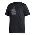 FRESNO STATE BULLDOGS MEN'S ADIDAS BLACKOUT GAME  FRESH T-SHIRT - BLACK