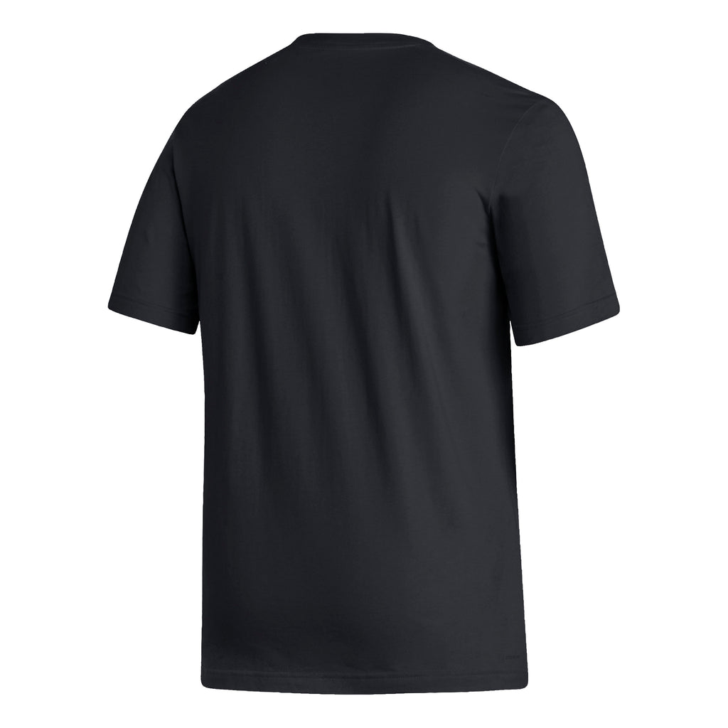 FRESNO STATE BULLDOGS MEN'S ADIDAS BLACKOUT GAME  FRESH T-SHIRT - BLACK