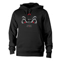 FRESNO STATE BULLDOGS MEN'S ADIDAS BLACKOUT PULLOVER HOODED SWEATSHIRT - BLACK
