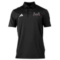 FRESNO STATE BULLDOGS MEN'S ADIDAS BLACKOUT ULTIMATE POLO - BLACK