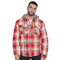 FRESNO STATE BULLDOGS MEN'S FULLBACK PLAID HOODED JACKET