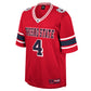 FRESNO STATE BULLDOGS MEN'S NO FATE FOOTBALL JERSEY - 23 RED