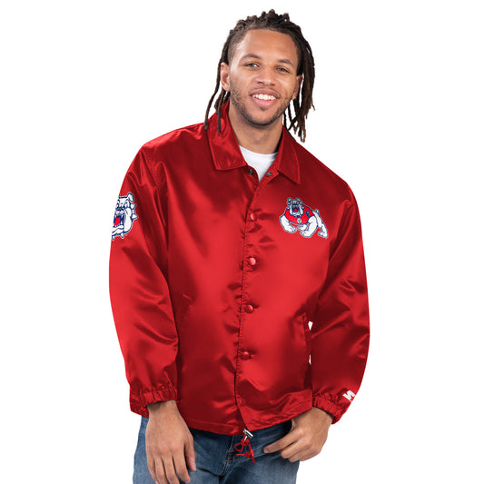 FRESNO STATE BULLDOGS MEN'S OPTION ROUTE COACHES JACKET