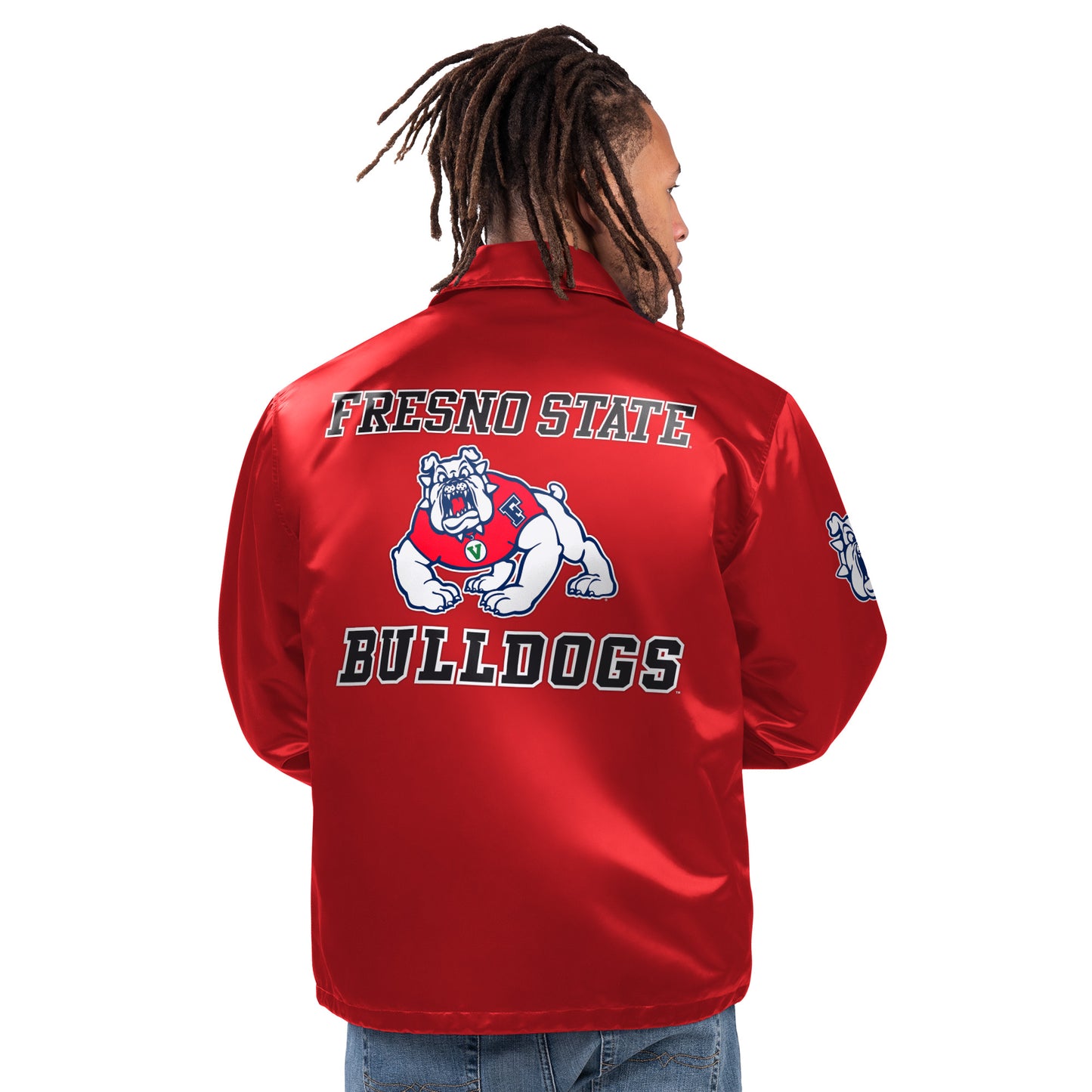 FRESNO STATE BULLDOGS MEN'S OPTION ROUTE COACHES JACKET