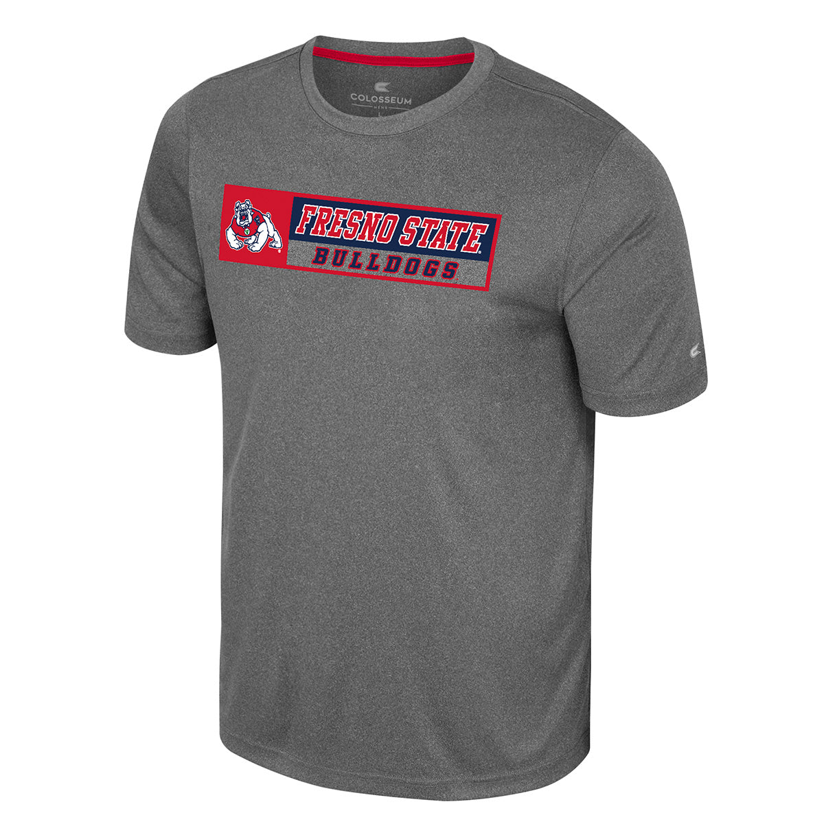 FRESNO STATE BULLDOGS MEN'S TWIN T-SHIRT - GREY
